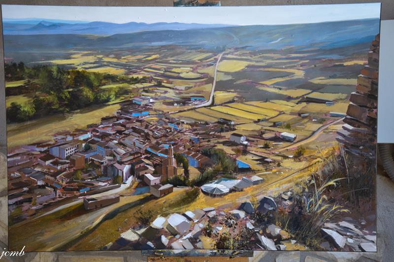 Segundo premio pintura rápida Huesa del Común