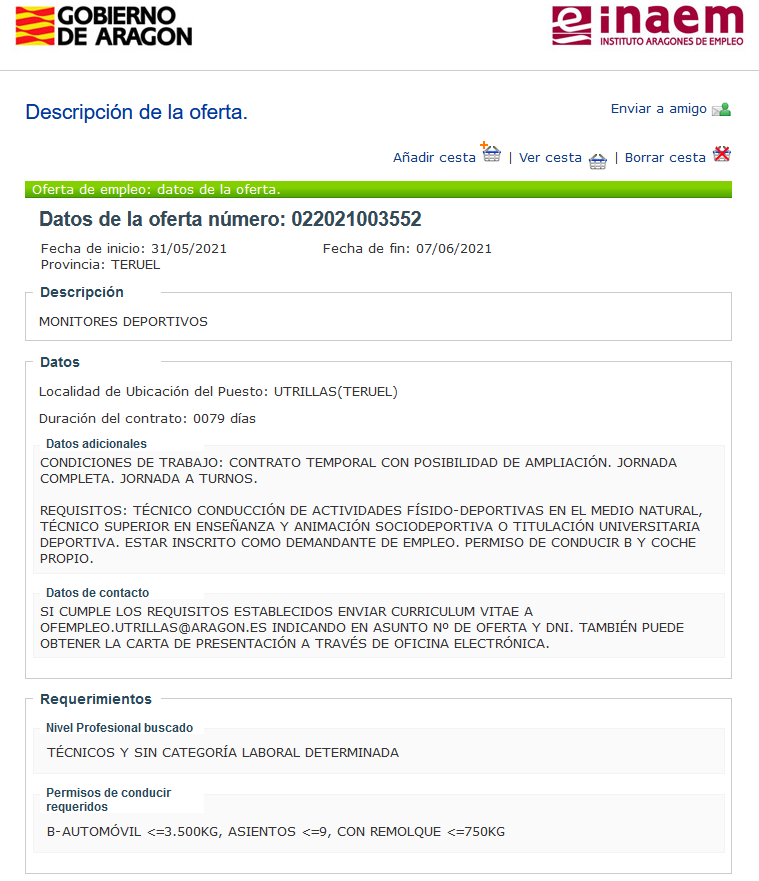 Contratación monitores 2021