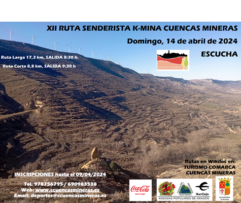 XII RUTA SENDERISTA K-MINA CUENCAS MINERAS (ESCUCHA)