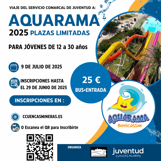 Aquarama Verano 2025 (Actividad organizada por el Departamento de Juventud)