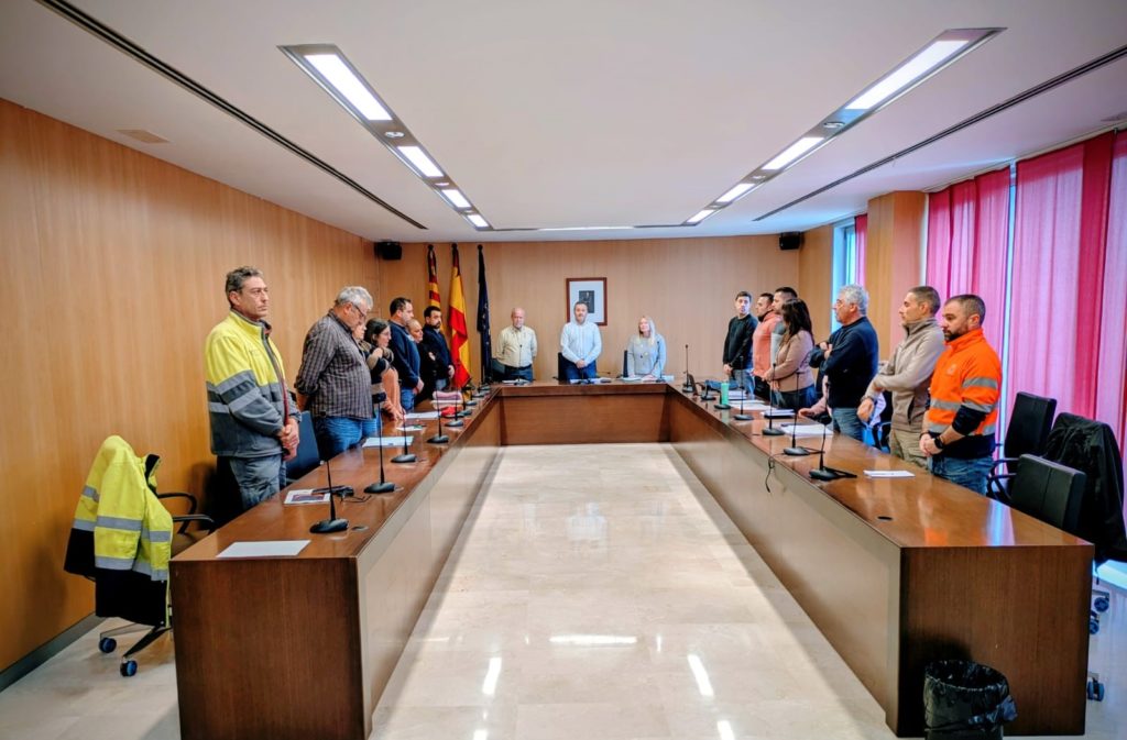 Minuto de silencio víctimas accidente en Adamuz