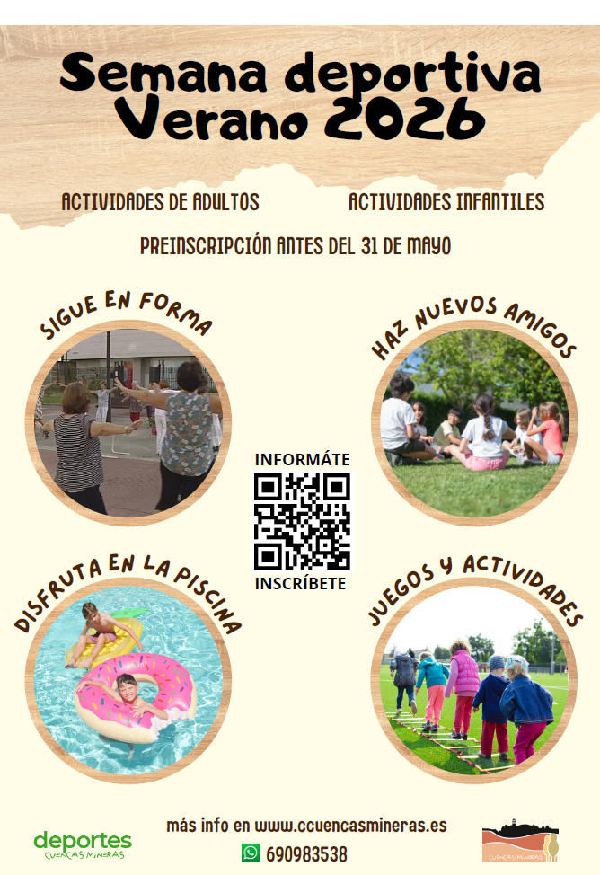 Semana deportiva verano 2026 - Adultos